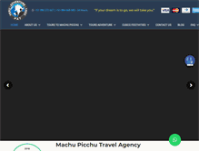 Tablet Screenshot of peruadventuretrek.com
